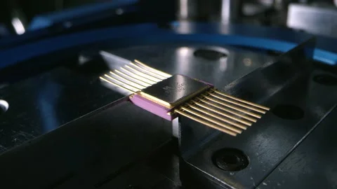 Production of microchips Stock Footage 151549141