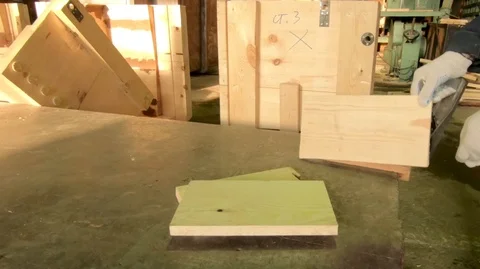 Production of models in foundry production. Stock Footage 98944788