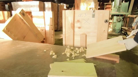 Production of models in foundry production. Stock Footage 98944795