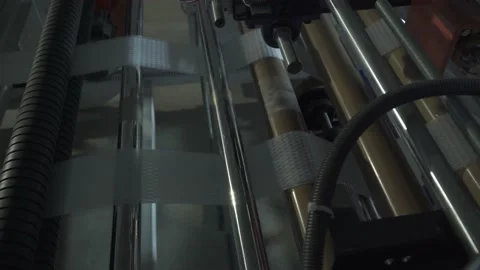 Production of packaging of goods Stock Footage 143711627