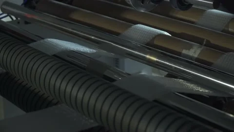 Production of packaging of goods Stock Footage 143711707