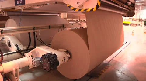 Production of paper 4 Vídeo Stock 23225774