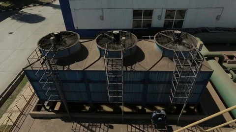 Production plan view of the fan Stock Footage 73167506