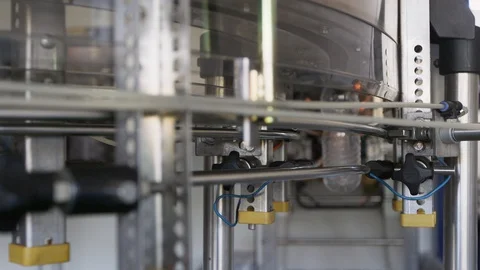Production of plastic bottles at factory 動画素材 96021852