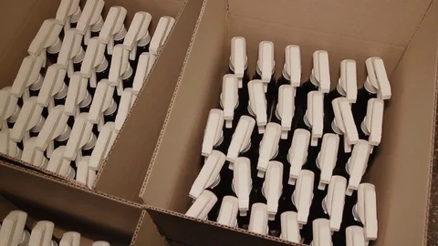 Production of Plastic Containers Stock Footage 70287429