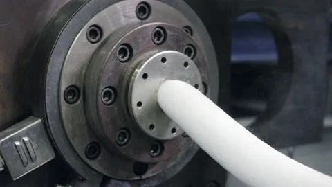 Production of plastic at the plant Stock Footage 149678656