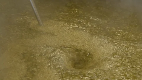 Production process of alcoholic beverage in distillery Stock Footage 87614305