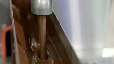 The production process of chocolate products. Stock Footage 166562345