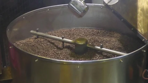 The production process of coffee with a coffee machine Stock Footage 69962822