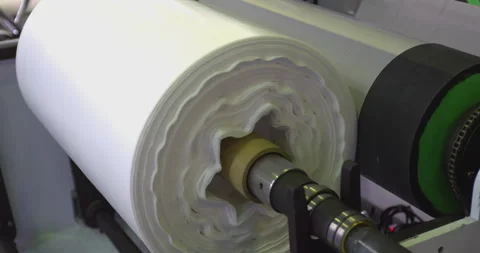 The production process of a polyethylene product. Stock Footage 301077224