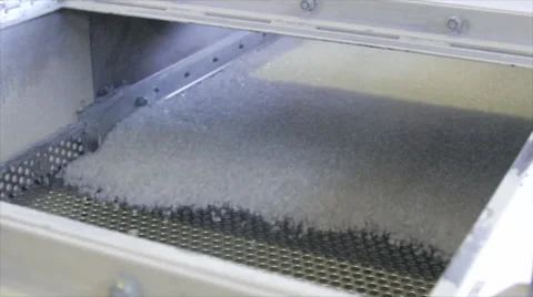 Production process of polymer and thermoplastic elastomer compounds. Stock Footage 63372720