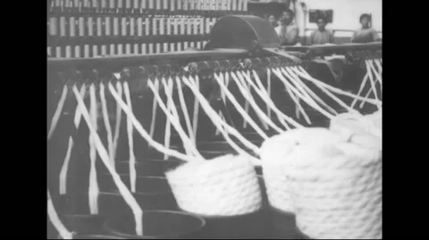 Production process in textile factory Stock Footage 43323860