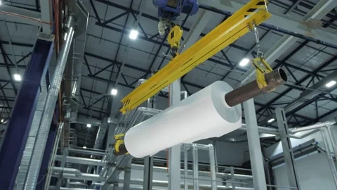 Production of PVC at the factory Stock Footage 149671983