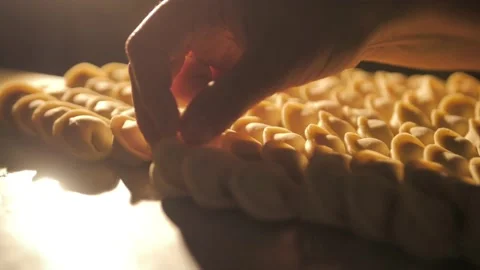 Production Russian Dumplings. Stock Footage 168534339
