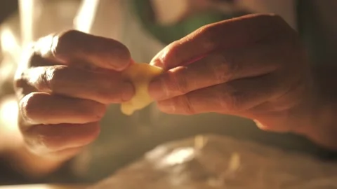 Production Russian Dumplings. Stock Footage 168534413