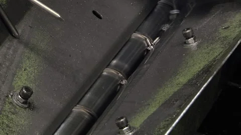 Production of screws, bolts, self-tapping screws. Video stock 112018433