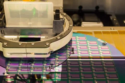 Production of small thin bending display with printing technology Stock Photos