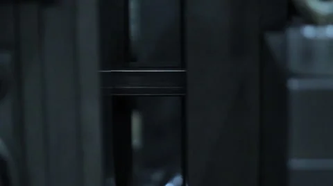 Production of a square pipe Stock Footage 62869154