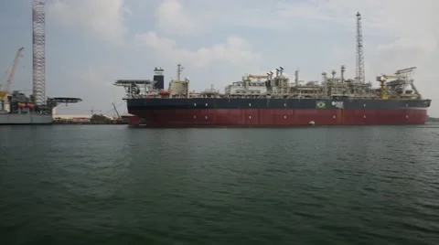 Production Storage And Offloading Vessel Stock Footage 65729725
