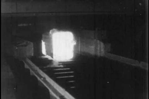 Production of structural beam for construction - 1930 Stock Footage 104336364