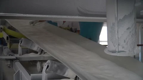 Production of sugar from suga Stock Footage 166366950