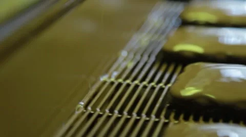 Production of sweets and biscuits in the factory Stock Footage 68501666