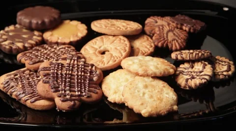 Production of sweets and biscuits in the factory Stock Footage 68505851