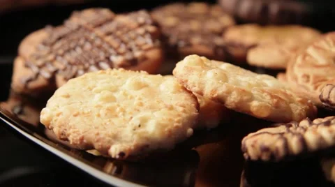 Production of sweets and biscuits in the factory Stock Footage 68506222