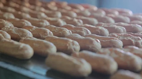 Production of sweets and biscuits in the factory Stock Footage 68506730