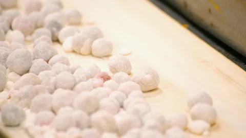 Production of Sweets in Sugar Stock-Footage 76334861