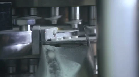 Production of tablets 5. Medicine Stock Footage 67749461