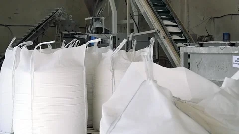 Production of tablets for dishwashers. Stock-Footage 223690623