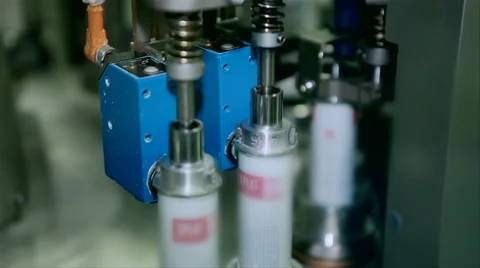 Production of toothpaste closeup Stock Footage 42135541