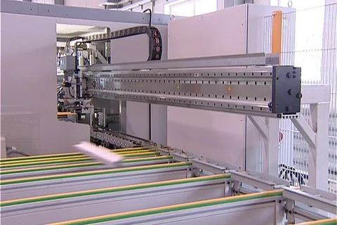 Production of windows 4 Stock Footage 311026