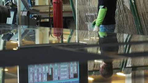 Production of Windows and glazing Stock Footage 76658463