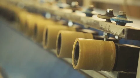 Production of Windows and glazing Stock Footage 76661381