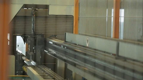 Production of Windows and glazing Stock Footage 76667725