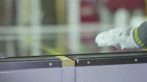 Production of Windows: break glass Stock Footage 45546781