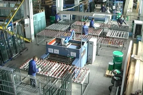 Production of windows Stock Footage 980565