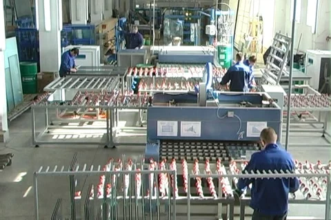 Production of windows Stock Footage 980585