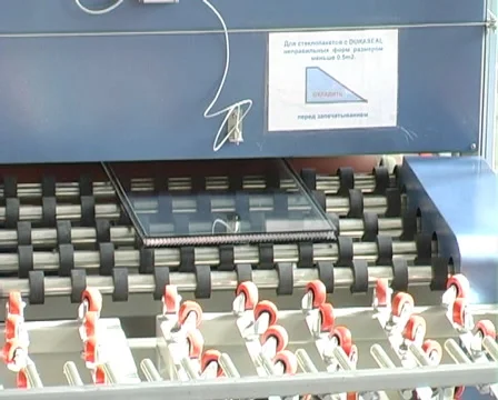 Production of windows Stock Footage 980604