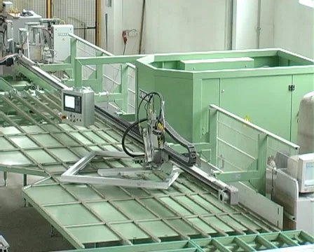 Production of windows Stock Footage 980633