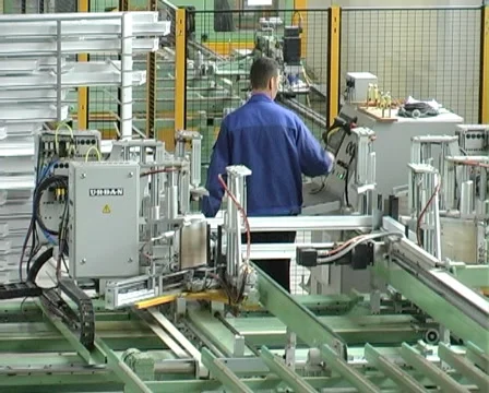 Production of windows Stock Footage 980641