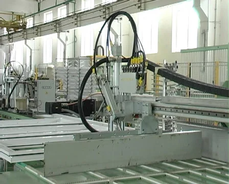 Production of windows Stock Footage 980745