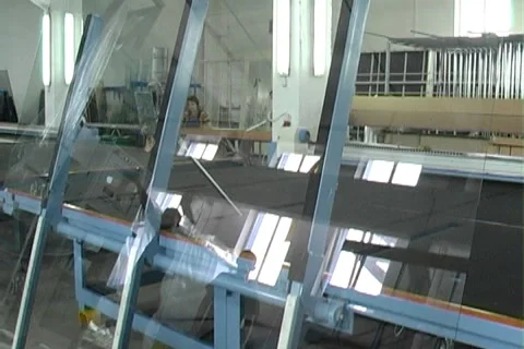 Production of windows Stock Footage 980769