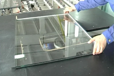 Production of windows Stock Footage 980910