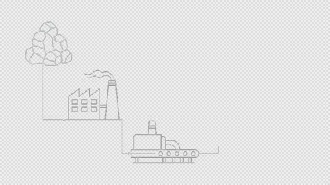 Production Workflow Outline Motion Graphic with Alpha Channel Stock Footage 333897667