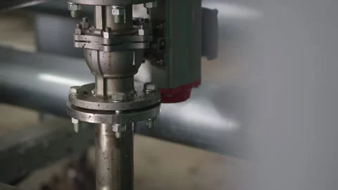 Production. Working attachments made of pressurized pipes. Stock Footage 325610283