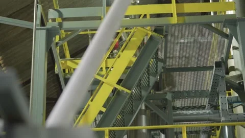 Production. Working overhead structures. Stock Footage 325610324