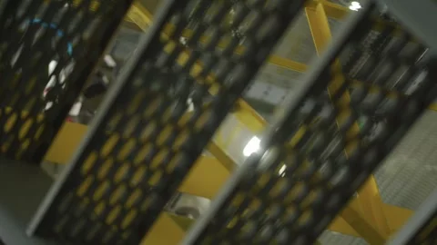 Production. Working overhead structures. Stock Footage 325610400